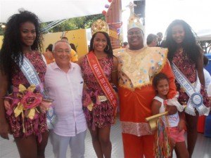 O ministro do turismo Gastão Vieira mais uma vez no carnaval de Salvador 